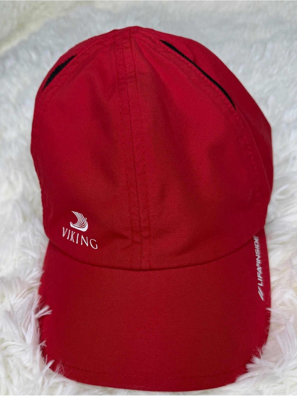 Helly Hansen Viking Cruises Red Lifa Inside Adjustable Performance Cap Hat OS - Picture 3 of 8